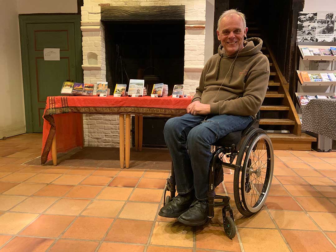 A. Pröve: Bücher über seine Reisen im Rollstuhl
