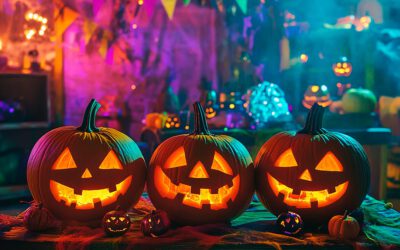 Kinder Halloween-Warm-up Party