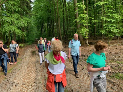 Gäste bei der Forstwirtschaftlichen Familienwanderung
